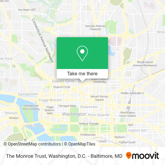 The Monroe Trust map