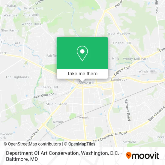 Department Of Art Conservation map