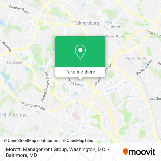 Moretti Management Group map