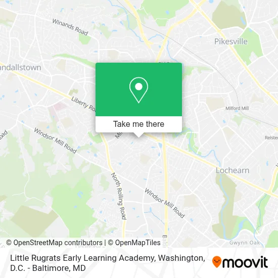 Little Rugrats Early Learning Academy map