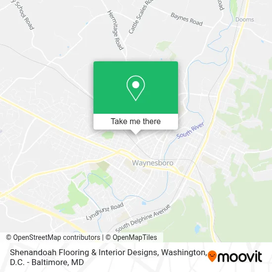 Shenandoah Flooring & Interior Designs map