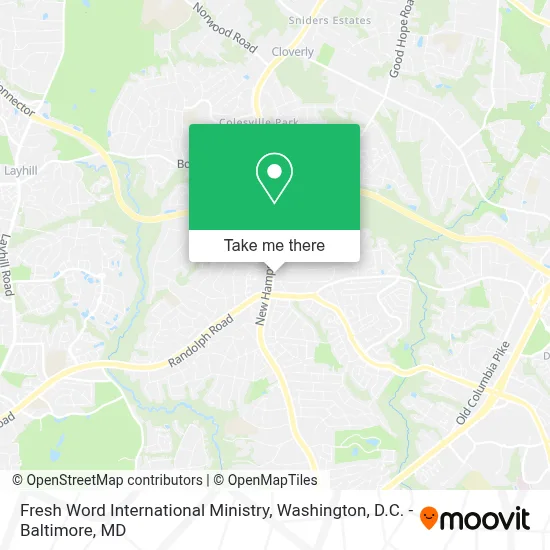 Fresh Word International Ministry map