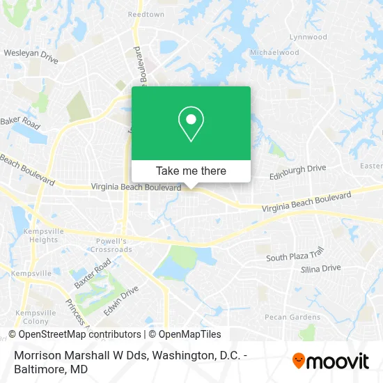 Morrison Marshall W Dds map