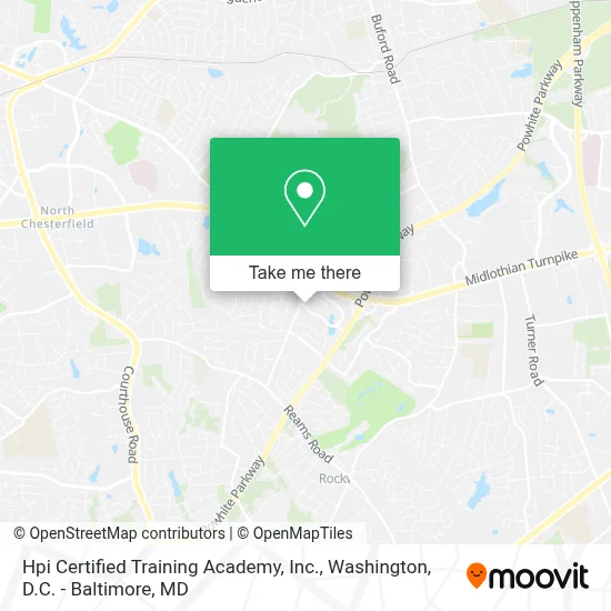 Hpi Certified Training Academy, Inc. map