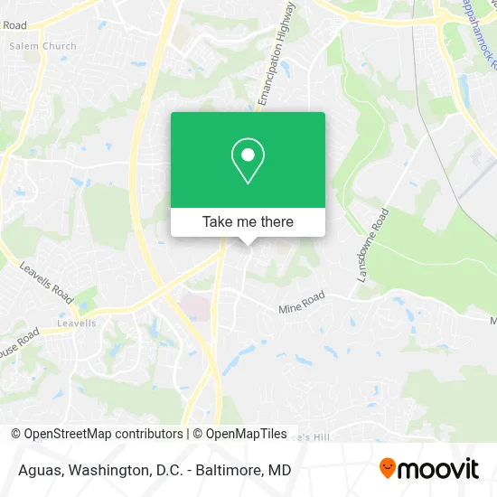 Aguas map