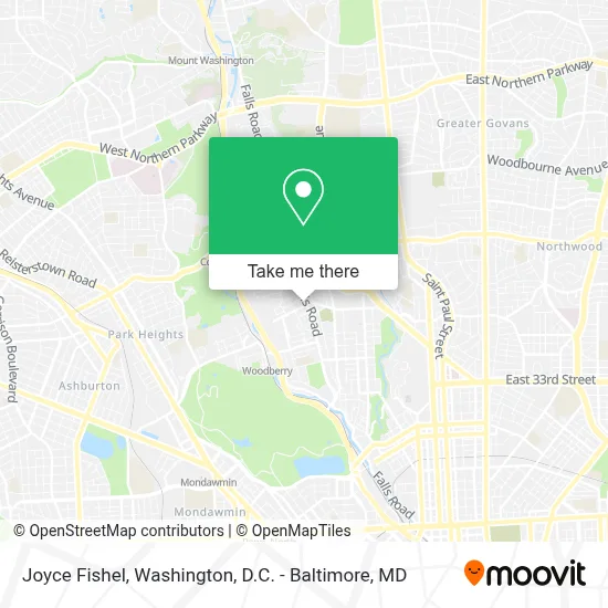 Joyce Fishel map