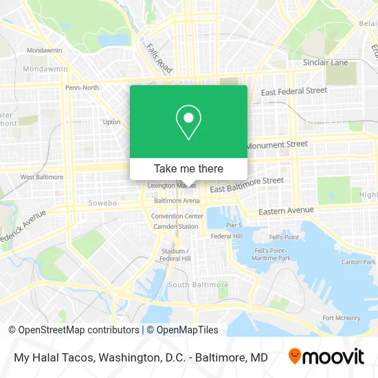 My Halal Tacos map