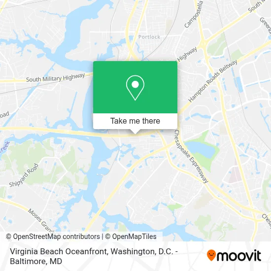Virginia Beach Oceanfront map