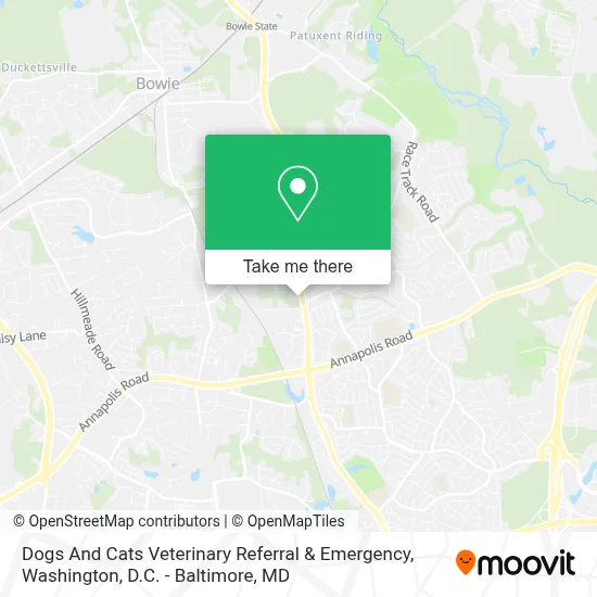 Dogs And Cats Veterinary Referral & Emergency map
