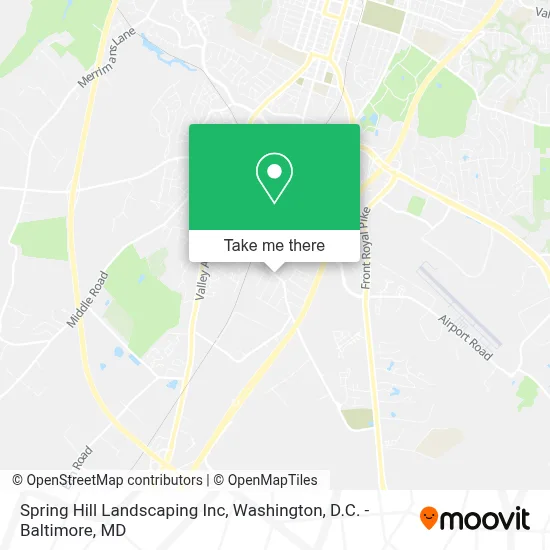 Spring Hill Landscaping Inc map