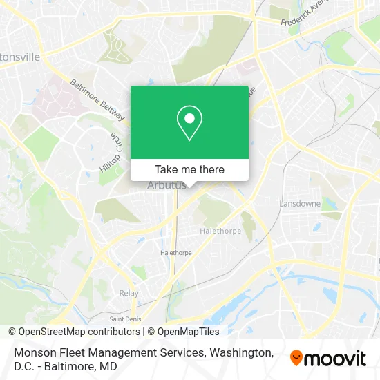Monson Fleet Management Services map