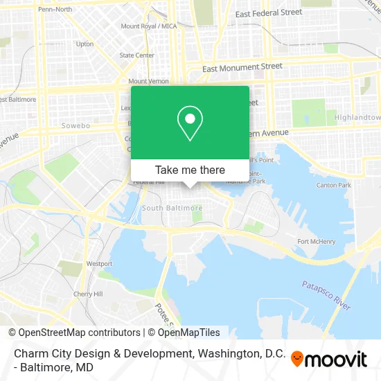 Charm City Design & Development map