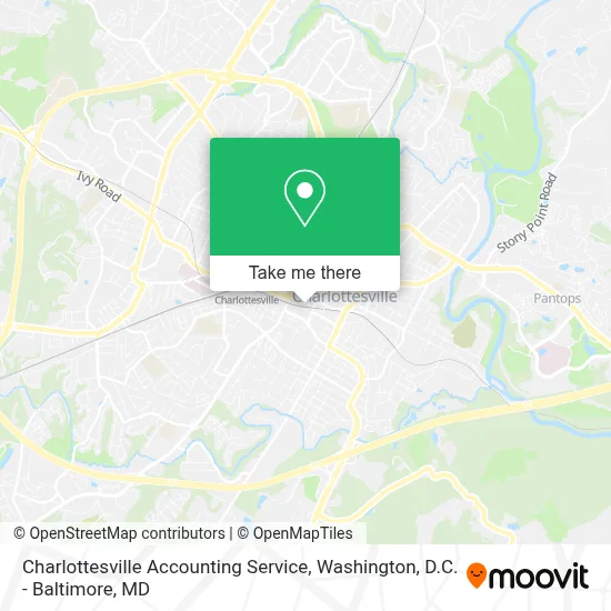 Charlottesville Accounting Service map