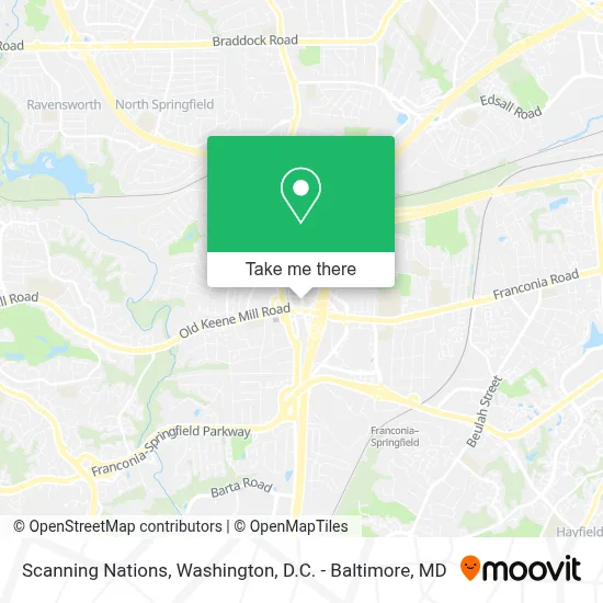 Scanning Nations map