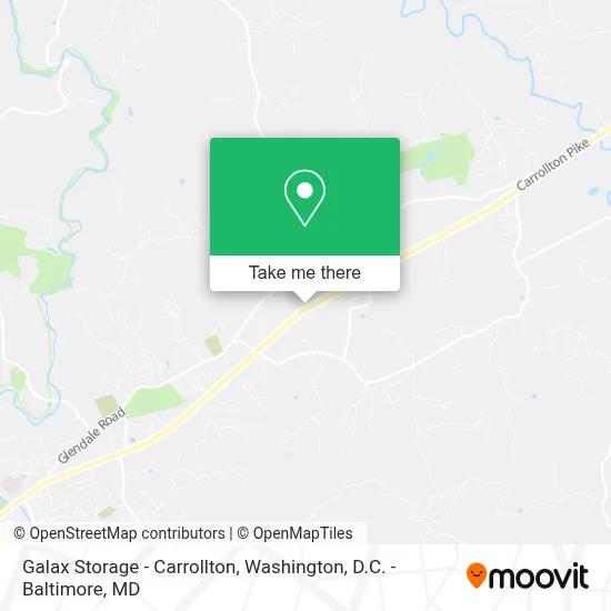 Galax Storage - Carrollton map