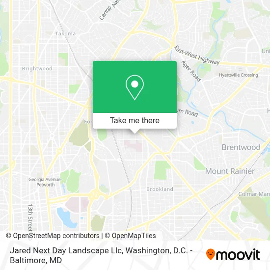 Jared Next Day Landscape Llc map