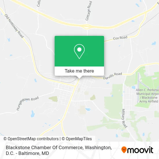 Blackstone Chamber Of Commerce map