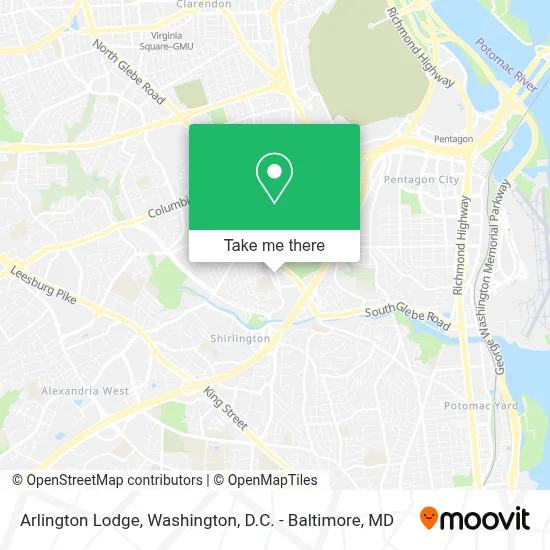 Arlington Lodge map