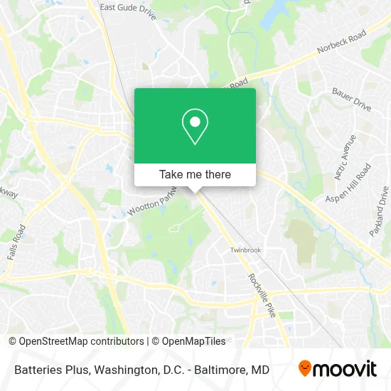 Batteries Plus map