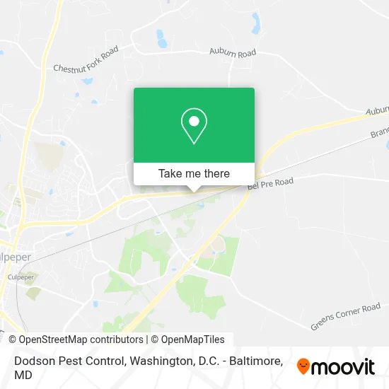 Dodson Pest Control map