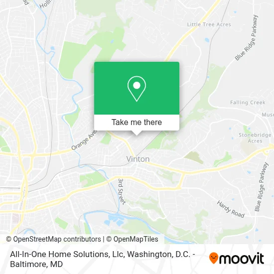 All-In-One Home Solutions, Llc map