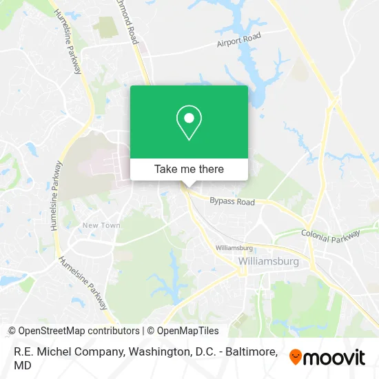 R.E. Michel Company map