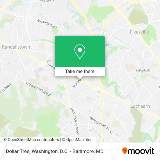 Dollar Tree map