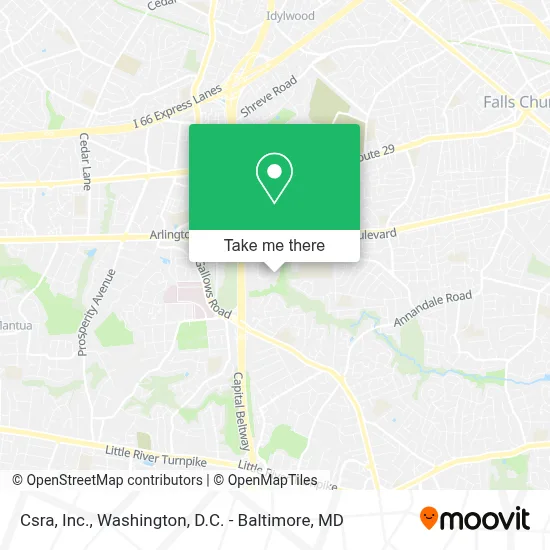 Csra, Inc. map