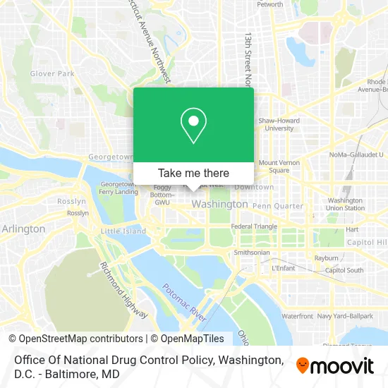 Office Of National Drug Control Policy map