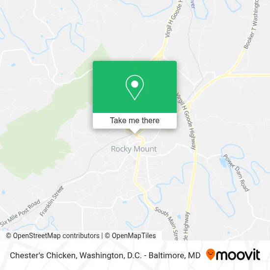 Chester's Chicken map