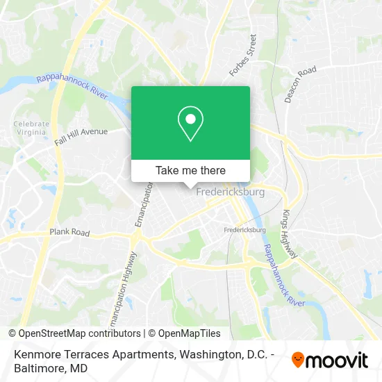 Kenmore Terraces Apartments map