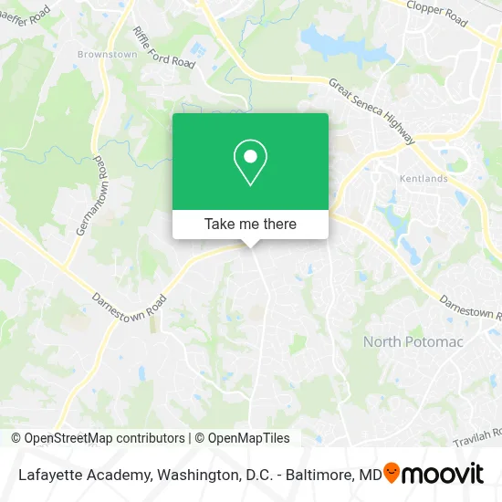 Lafayette Academy map