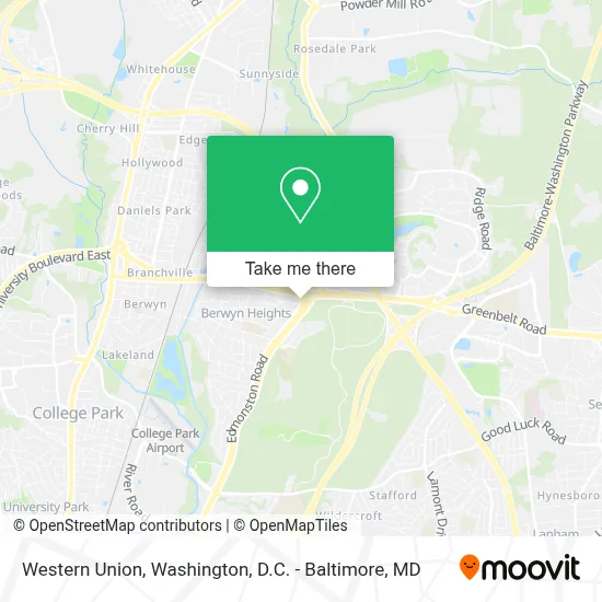 Western Union map