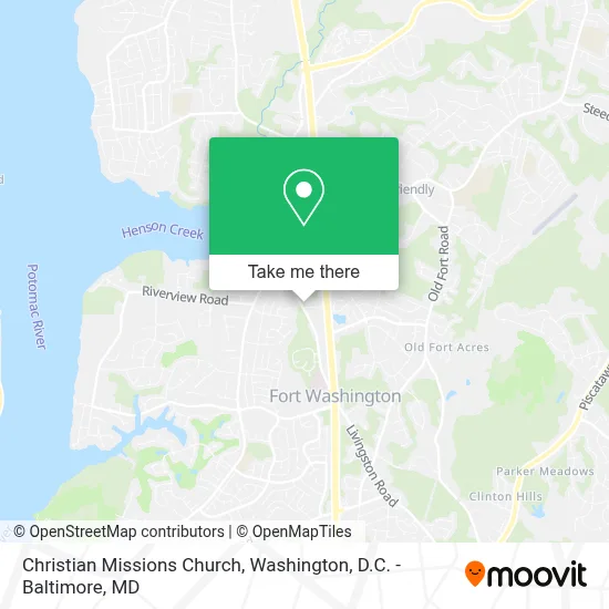 Christian Missions Church map