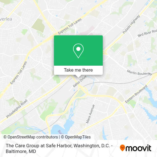 The Care Group at Safe Harbor map