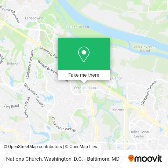 Nations Church map