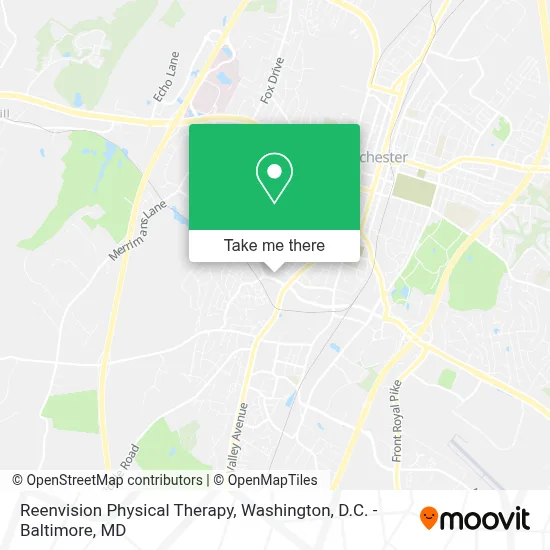 Reenvision Physical Therapy map