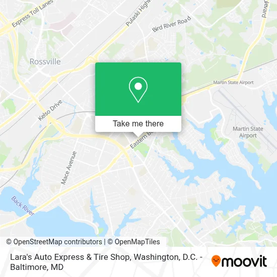 Lara's Auto Express & Tire Shop map