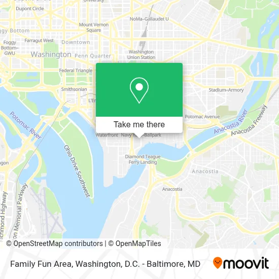Family Fun Area map