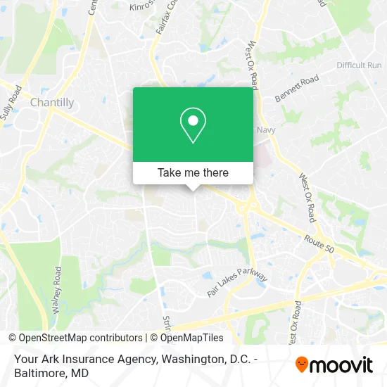 Mapa de Your Ark Insurance Agency