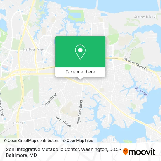 Soni Integrative Metabolic Center map