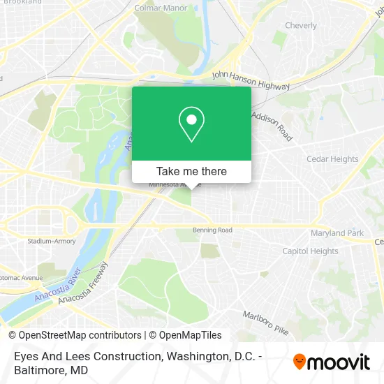 Eyes And Lees Construction map