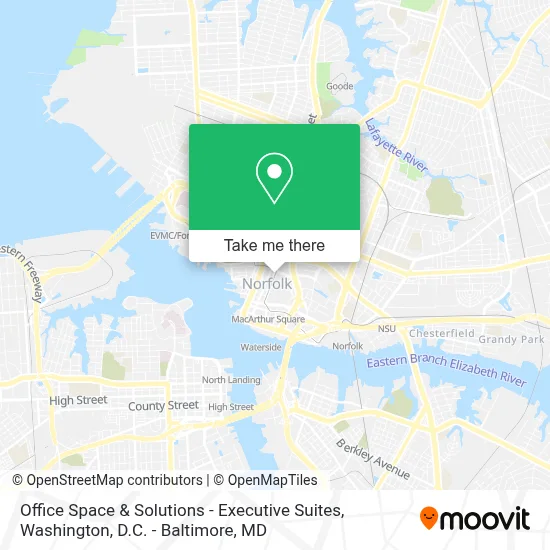 Office Space & Solutions - Executive Suites map