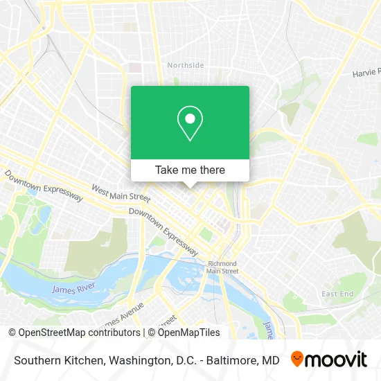 Southern Kitchen map