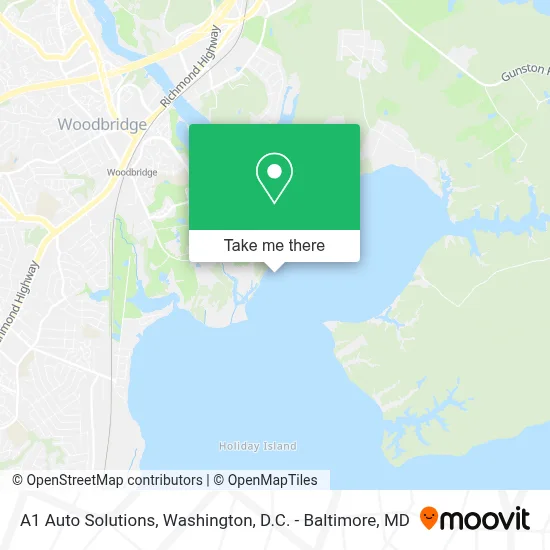 A1 Auto Solutions map