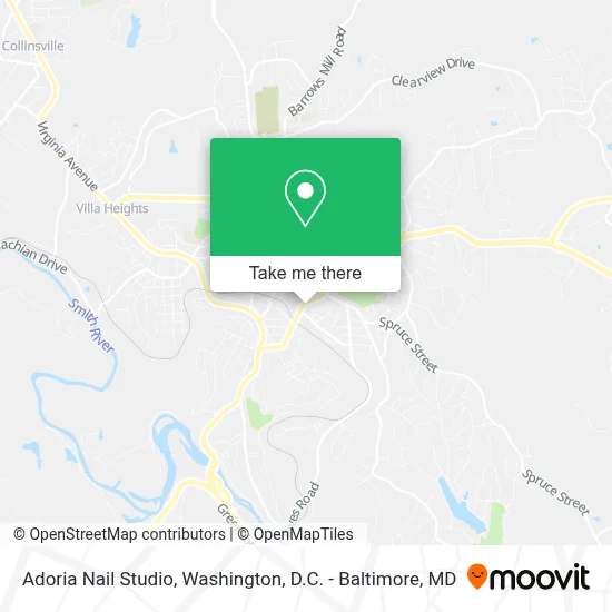 Adoria Nail Studio map