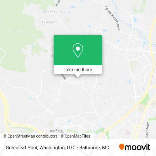 Greenleaf Pool map