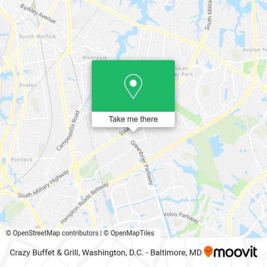 Crazy Buffet & Grill map