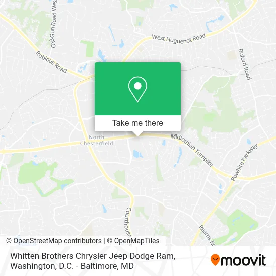 Whitten Brothers Chrysler Jeep Dodge Ram map
