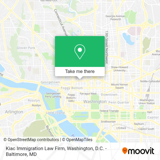 Kiac Immigration Law Firm map